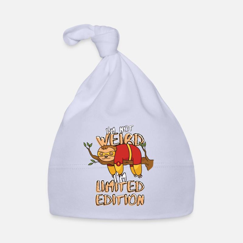 Cool Cartoon Sloth - Édition Limitée - Dicton Bonnet bio Bébé