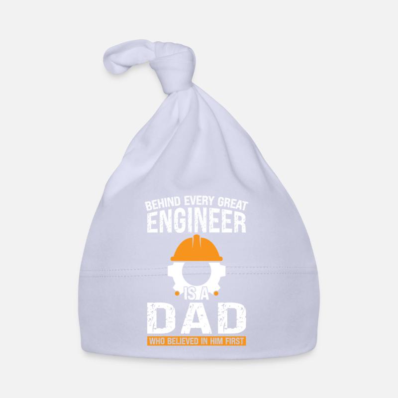 Engineer Father Son Engineer Father Family Organic Baby Cap