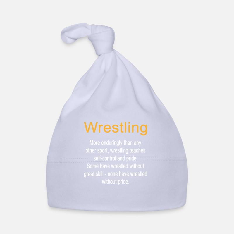 Wrestling Definition Selbstbeherrschung Trainer Baby Bio-Mütze