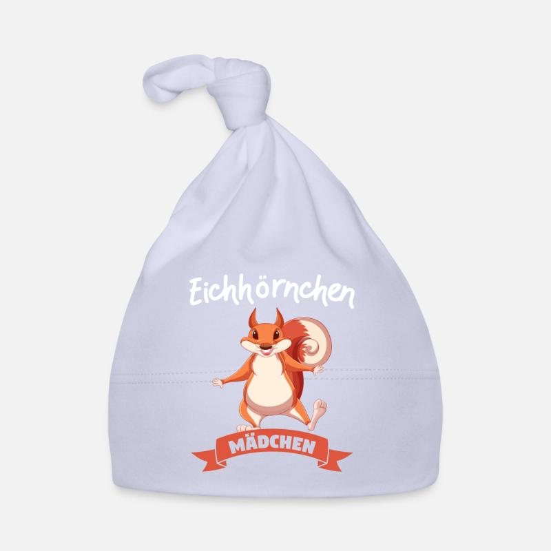 Eichhörnchen Mädchen Eichhörnchen Liebhaberin Baby Bio-Mütze