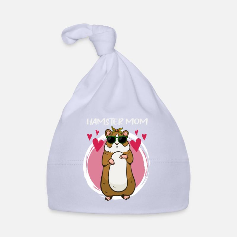Hamster Maman Hamster Amant Mère Hamster Élevage Bonnet bio Bébé
