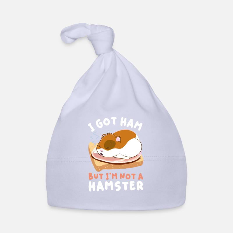 Hamster Schinken Hamsterbacken Essen Fleisch Baby Bio-Mütze