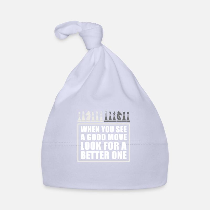 See Good Move Look Better One Chess Wisdom Organic Baby Cap