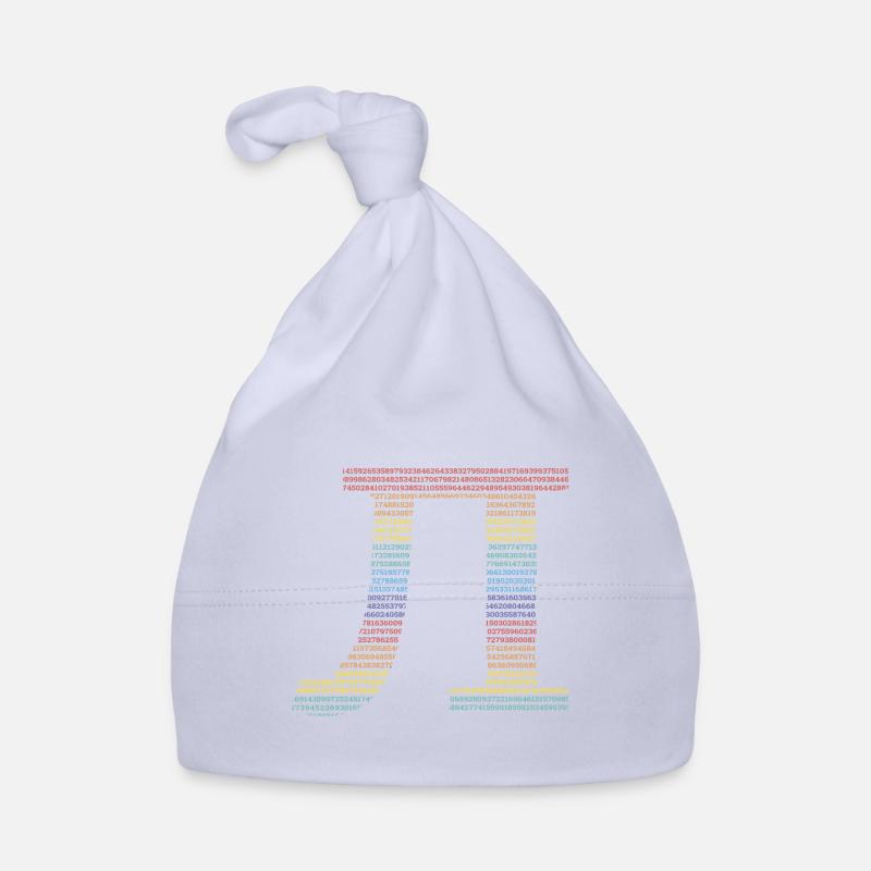 Pi Symbol Math Math Numbers Rainbow Organic Baby Cap