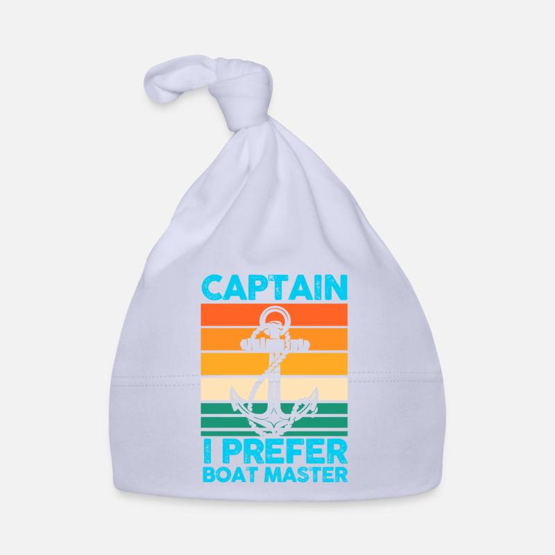 Captain Boat Captains Gift Organic Baby Cap