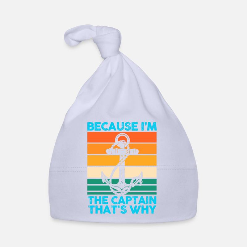 Captain Boat Captains Gift Organic Baby Cap