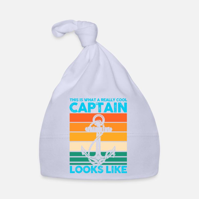 Captain Boat Captains Gift Organic Baby Cap