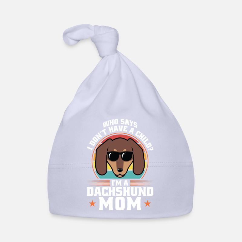 dackel Mama Dackel Haustiere Mutter Geschenk Baby Bio-Mütze