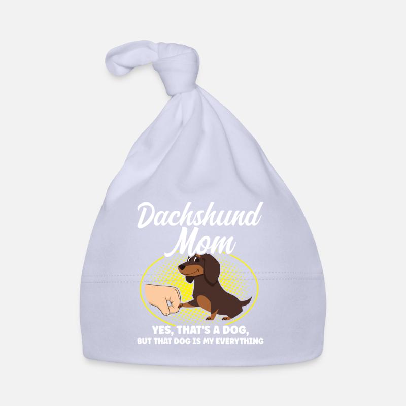 dackel Mama Dackel Haustiere Mutter Geschenk Baby Bio-Mütze