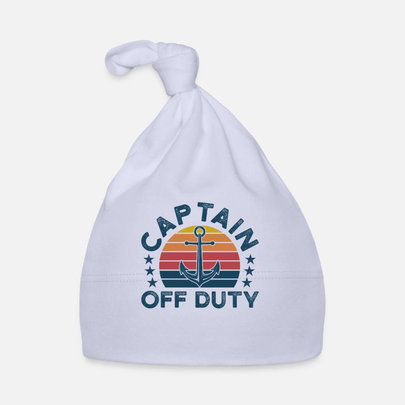 Captain Captains Boating Gift Organic Baby Cap