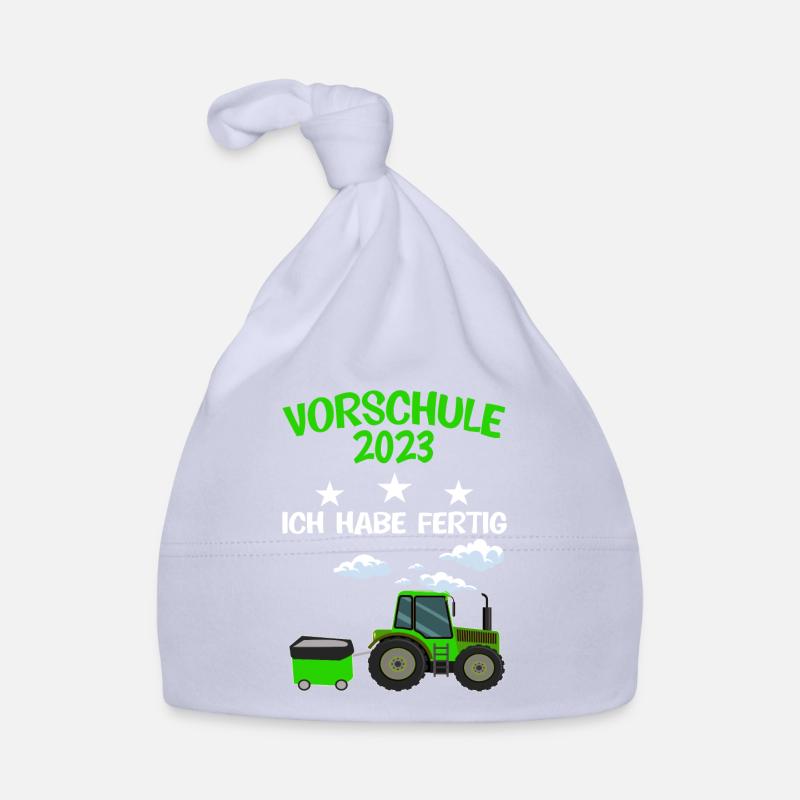 Vorschule 2023 Traktor Vorschüler Geschenk Baby Bio-Mütze
