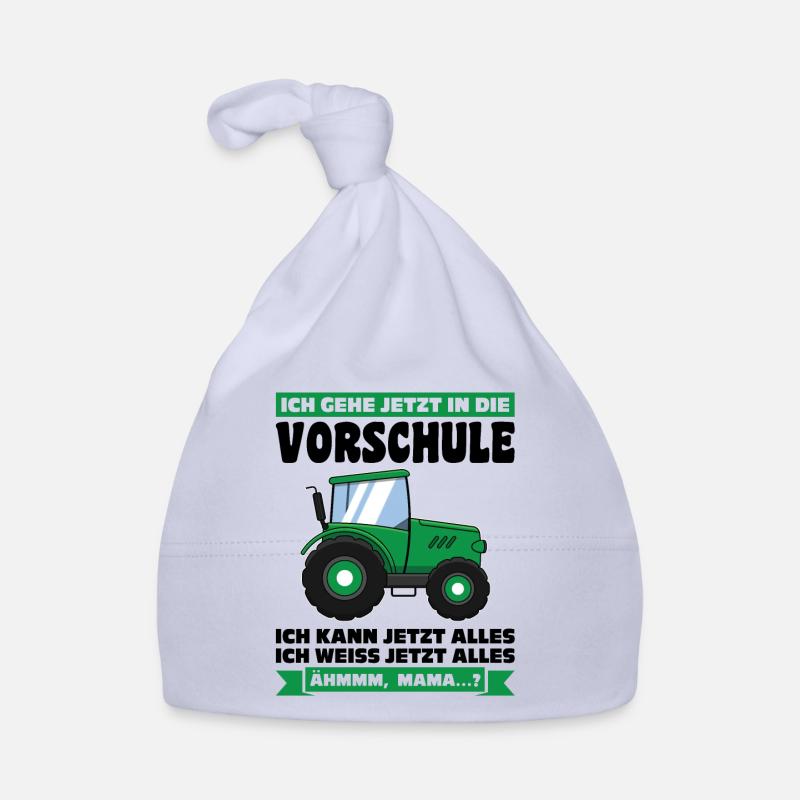 Vorschule Traktor Vorschüler Geschenk Baby Bio-Mütze