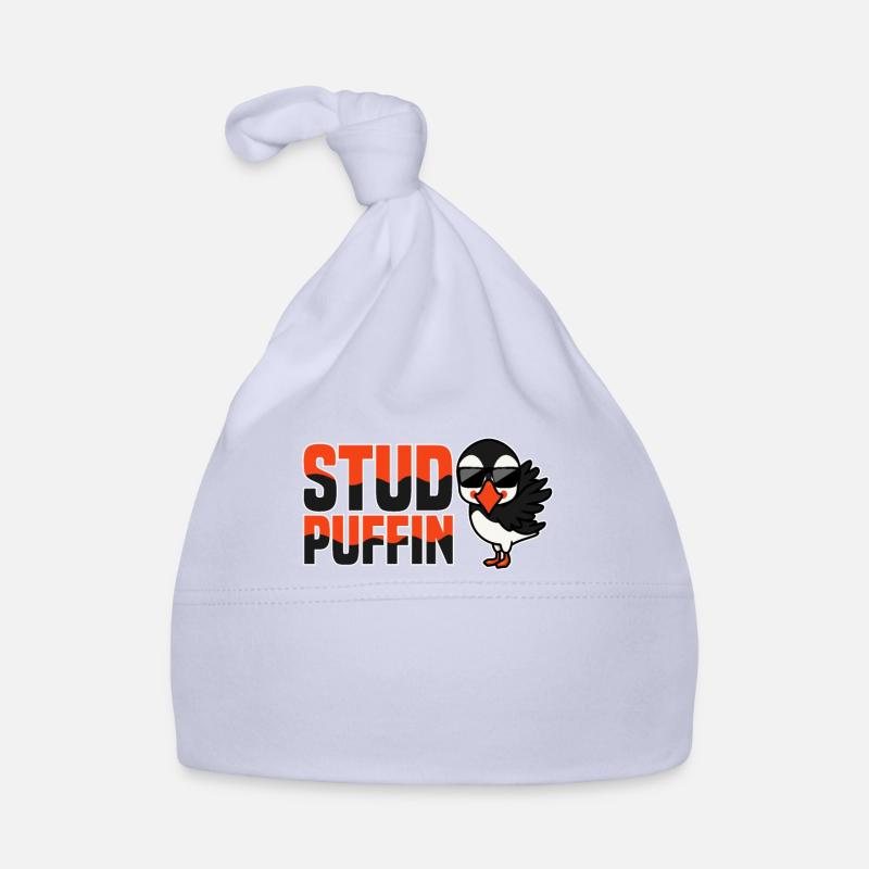 Stud Puffin Puffin Parrot Gift Organic Baby Cap