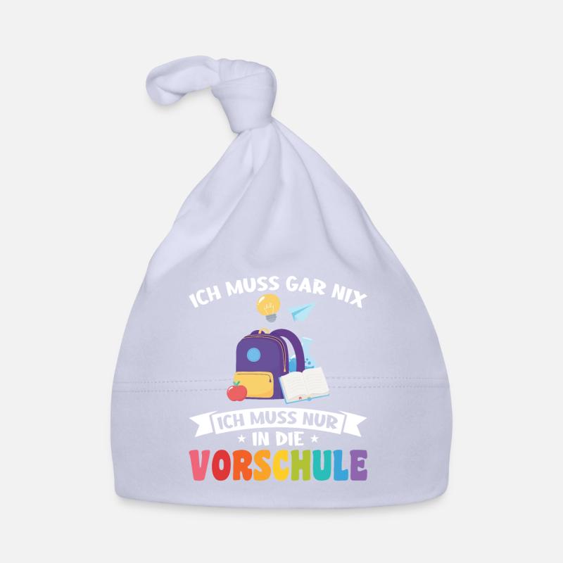 Vorschule Anfang Vorschulkind Geschenk Baby Bio-Mütze