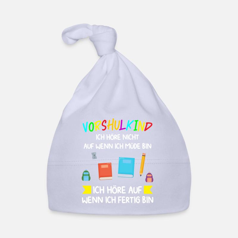Vorschule Anfang Vorschüler Geschenk Baby Bio-Mütze
