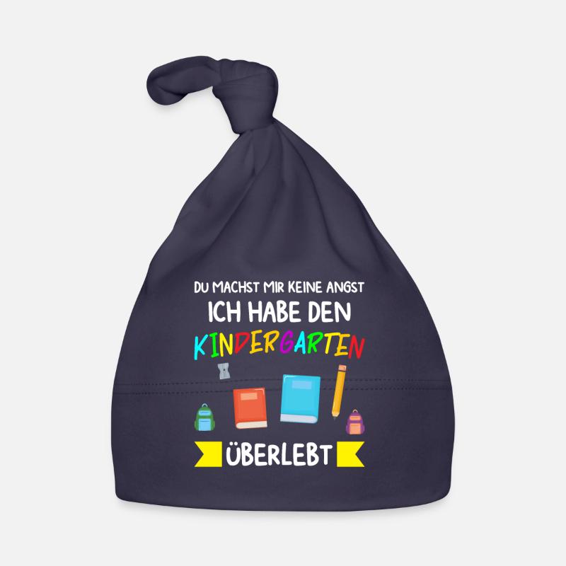 Kindergarten Abschluss Kindergartenkind Geschenk Baby Bio-Mütze