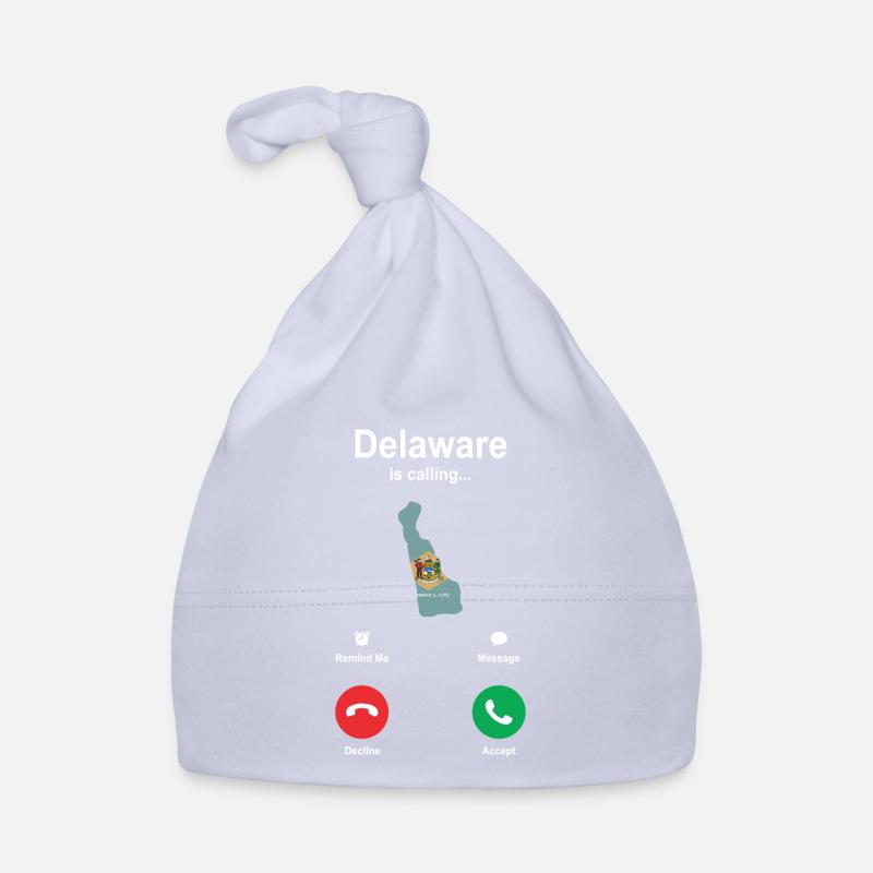 Reisendes Delaware geschenk Baby Bio-Mütze