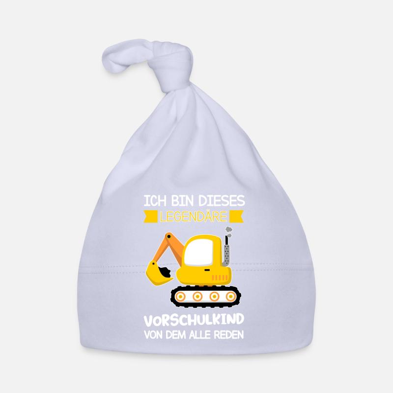 Vorschule Bagger Vorschüler Geschenk Baby Bio-Mütze