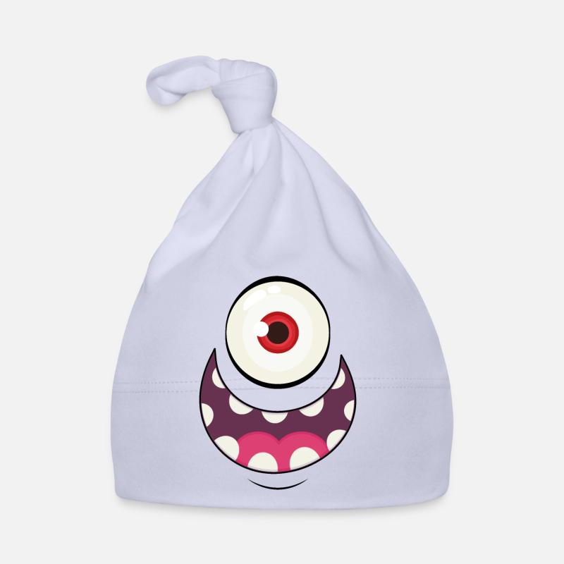 Monstergesicht 2 Baby Bio-Mütze