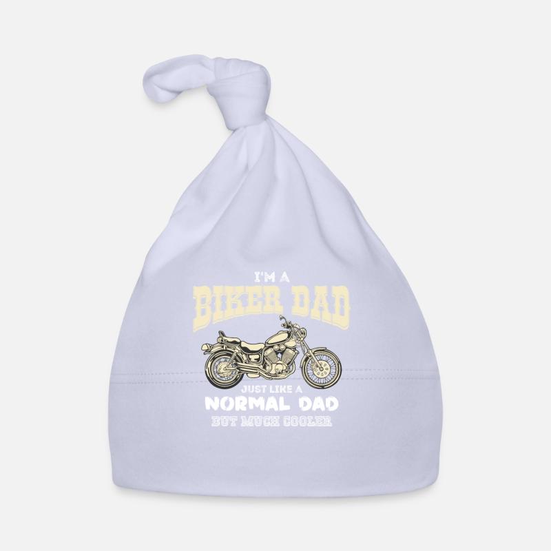 I'm A Biker Dad Just Like A Normal Dad But Cooler Bonnet bio Bébé