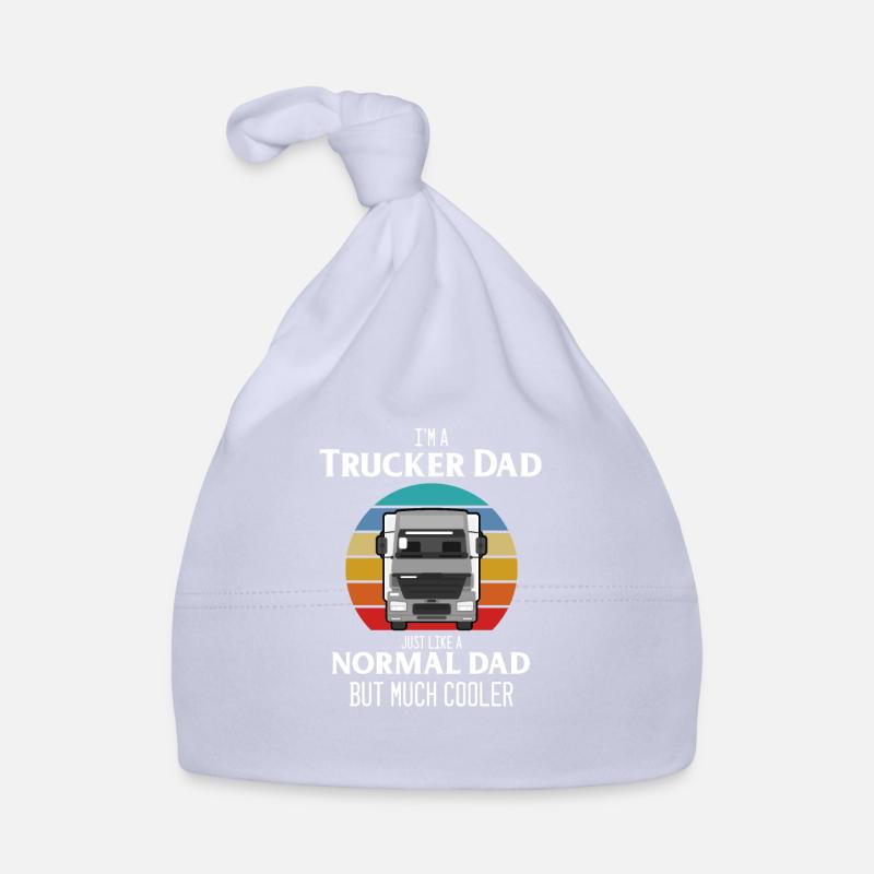 I'm A Trucker Dad Just Like A Normal Dad Bonnet bio Bébé