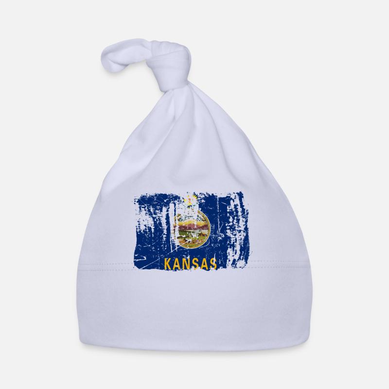 Kansas Home Pride Gift Organic Baby Cap