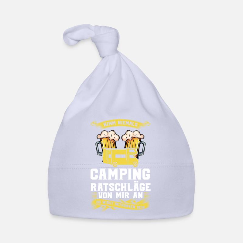 Campen camper Wanderung Geschenk Baby Bio-Mütze