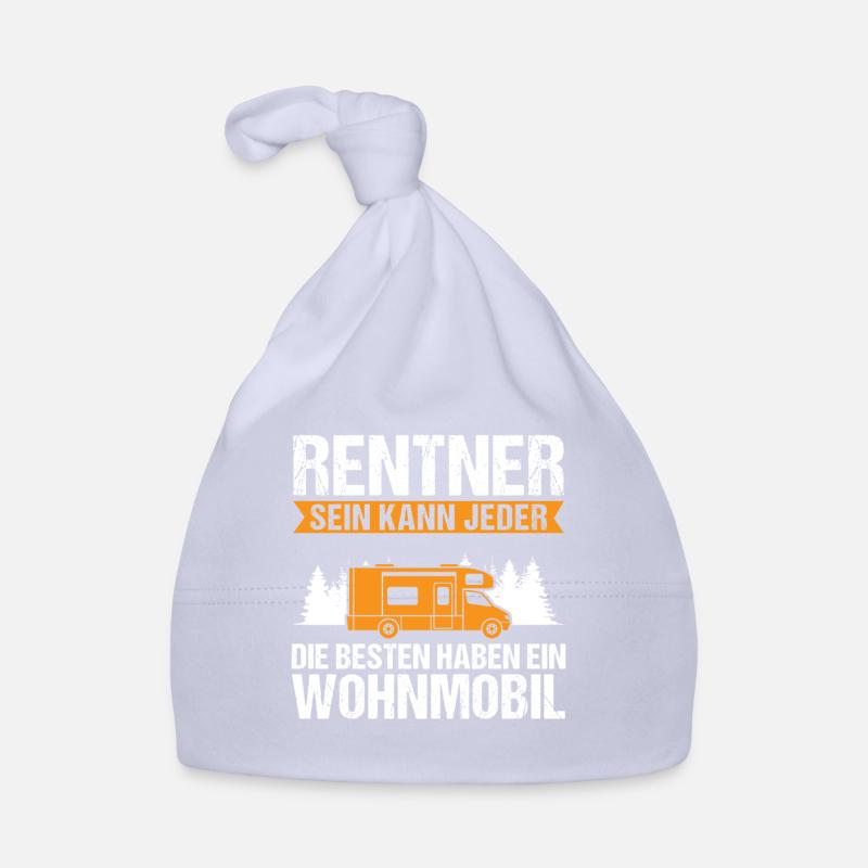 Campen camper Wanderung Geschenk - Baby Bio-Mütze - Sky