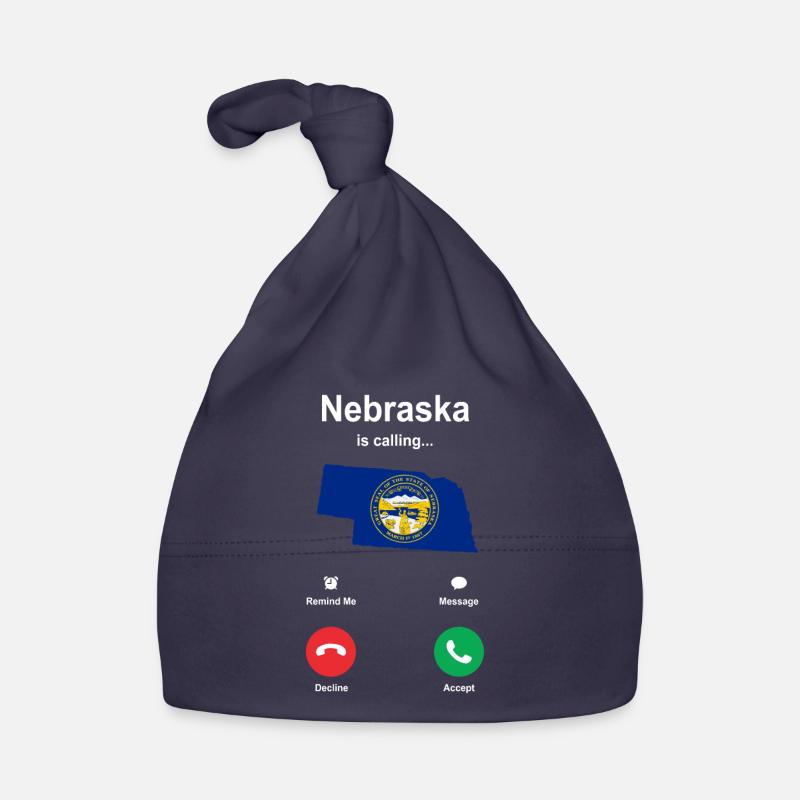 Visit Nebraska Gift Organic Baby Cap