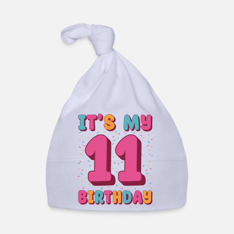 C’est mon 11e anniversaire Bonnet bio Bébé
