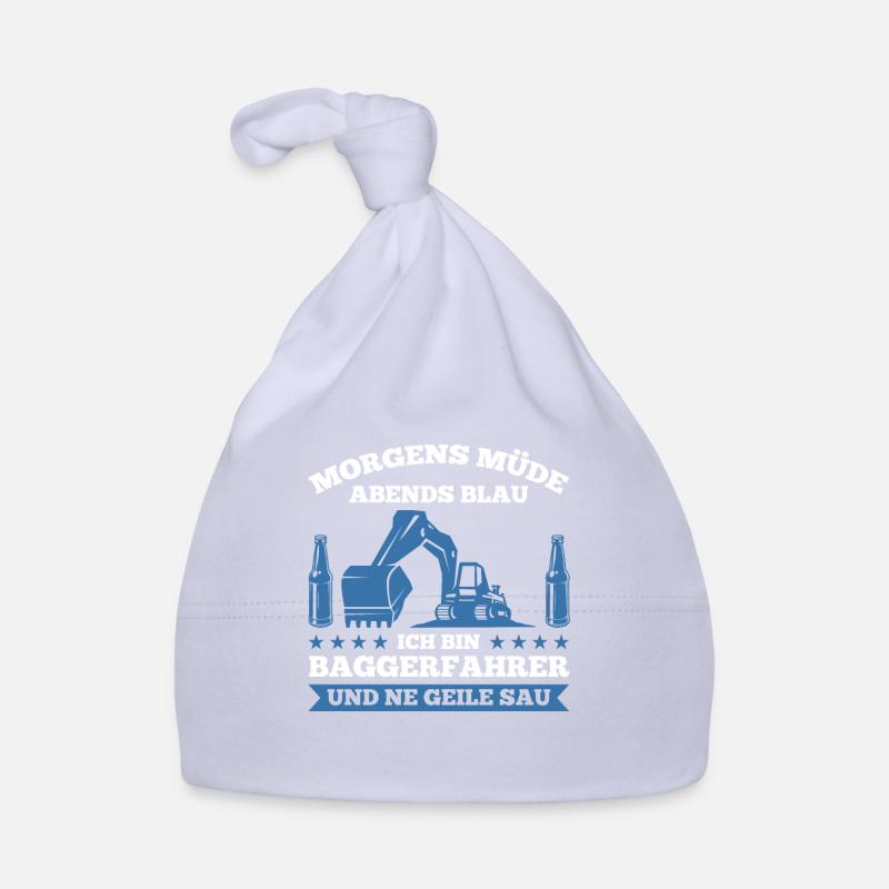 Baggerfahrer Beruf Bagger Geschenk Baby Bio-Mütze