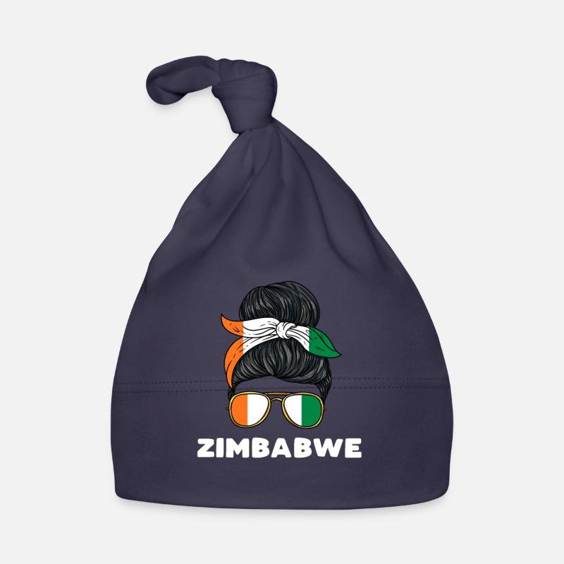 Simbabwe Mädchen Baby Bio-Mütze