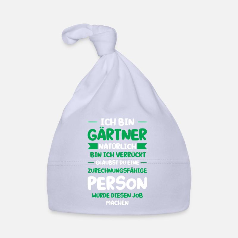 Gartenarbeit Garten Gartenbau Geschenk Baby Bio-Mütze
