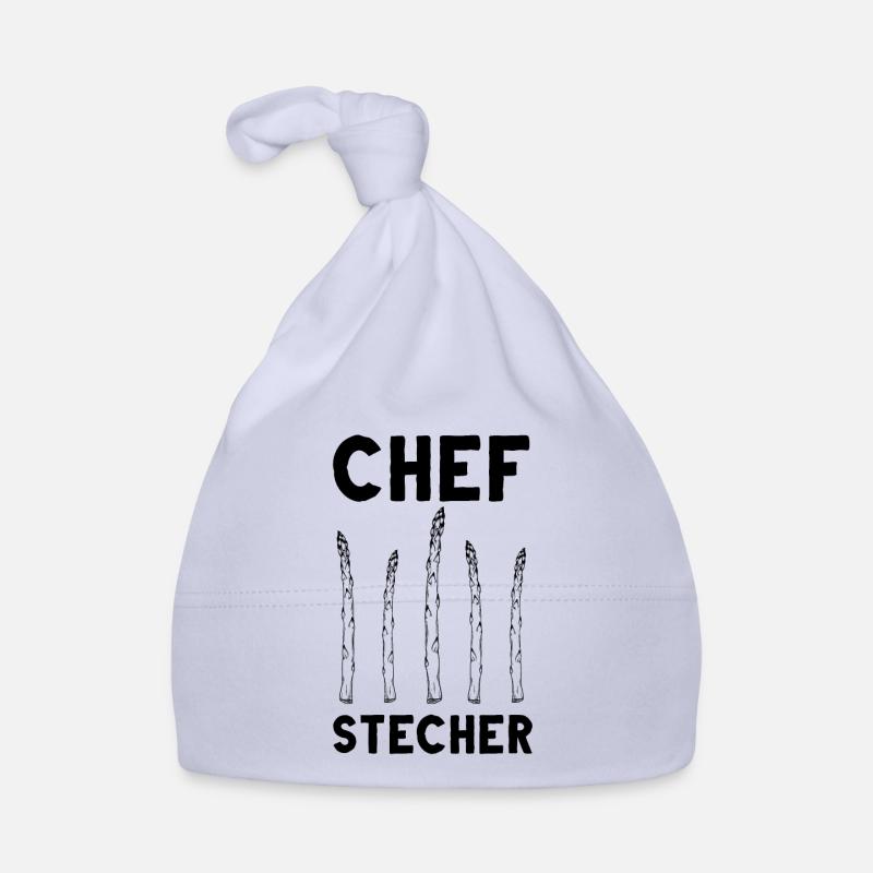 Chefstecher Spargelstecher Spargelernte Bauer Baby Bio-Mütze