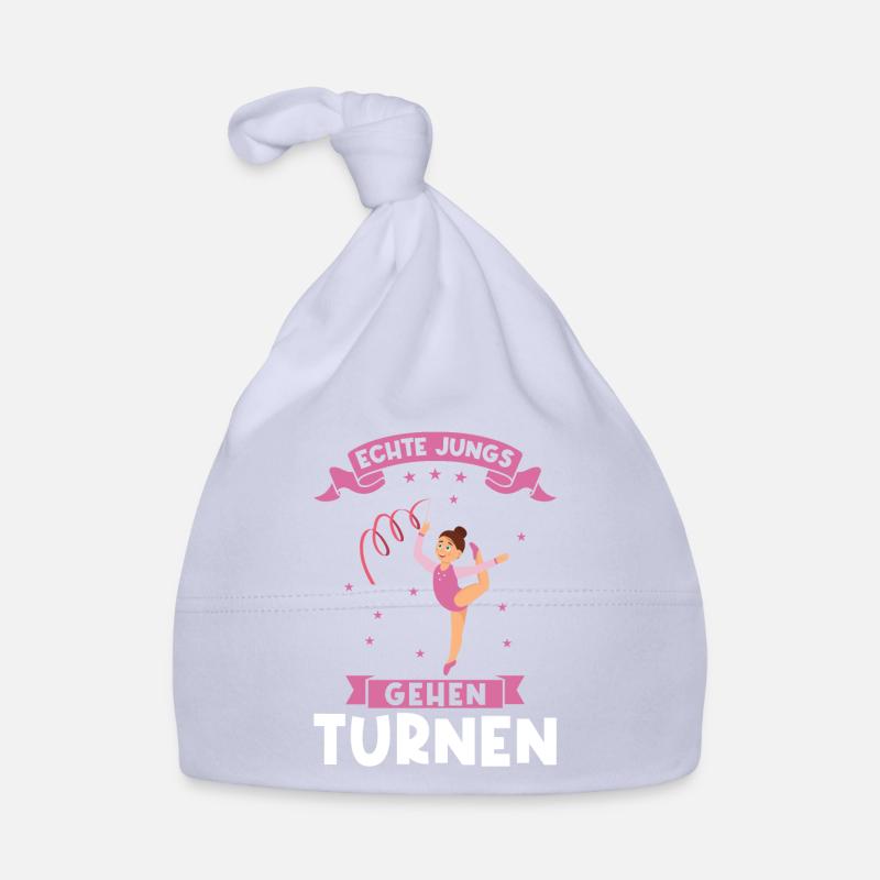 Turnen Mädchen Turnerin Geschenk Baby Bio-Mütze