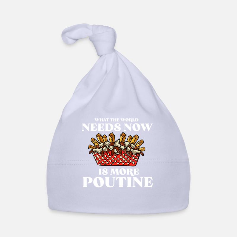 Kanadische Poutine Pommes Frites Mittagessen Baby Bio-Mütze