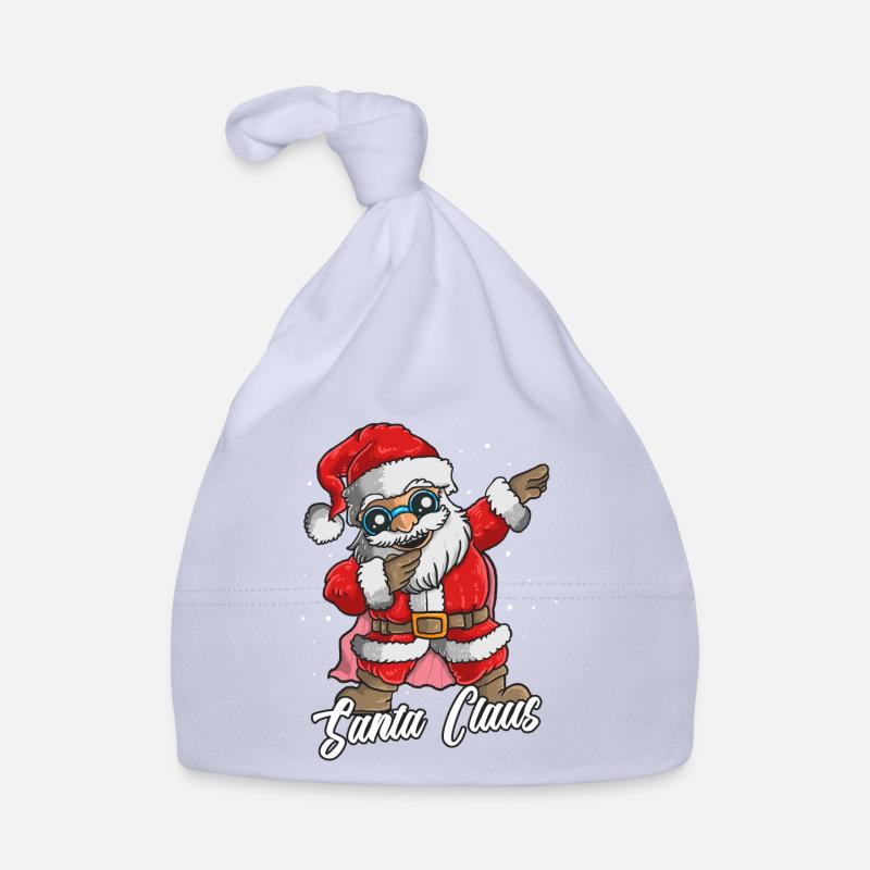 Joyeux Noël Noël Noël - Bonnet bio Bébé - ciel