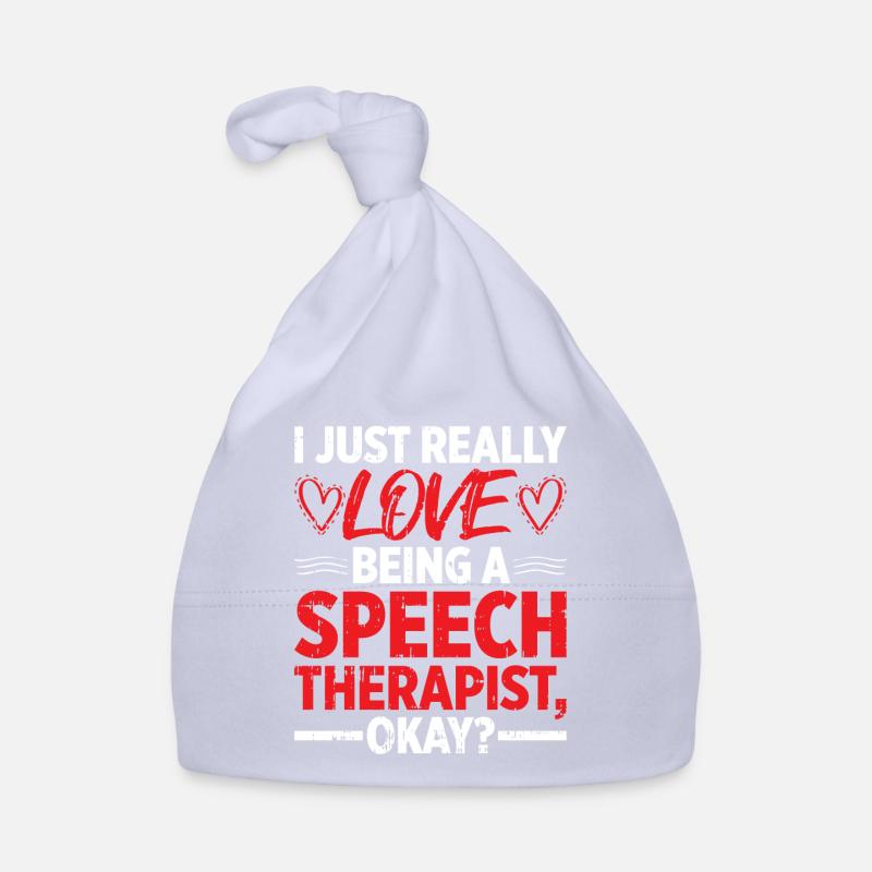 Sprachtherapeut Logopäde Geschenk Baby Bio-Mütze
