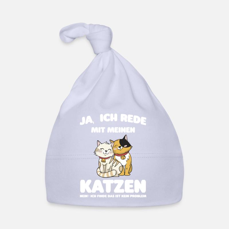 Katze Tier Katzen Geschenk Baby Bio-Mütze