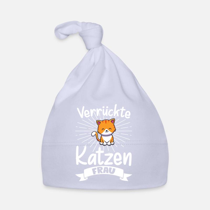 Katze Tier Katzen Geschenk Baby Bio-Mütze
