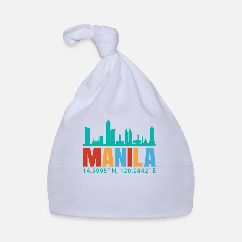 Manille - Bonnet bio Bébé - ciel