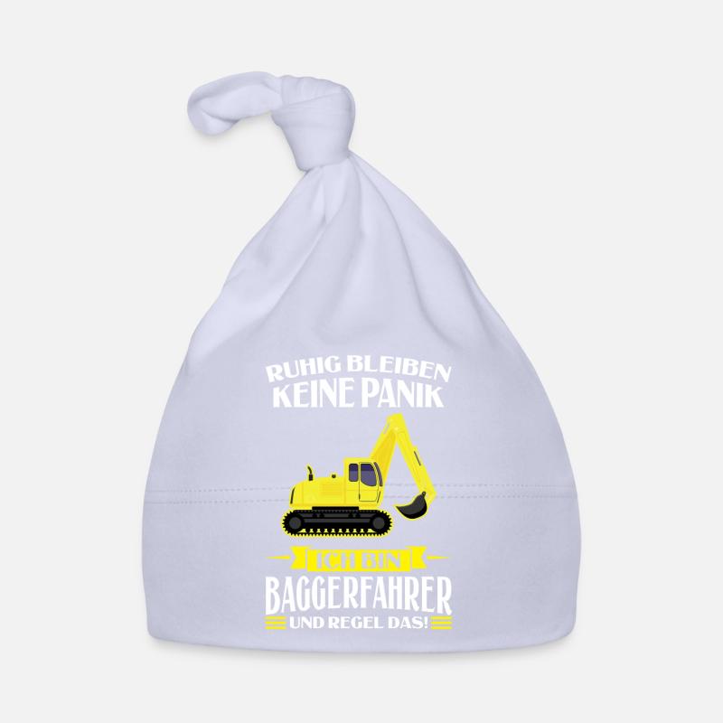 Baggerfahrer Job Baumaschine Geschenk Baby Bio-Mütze