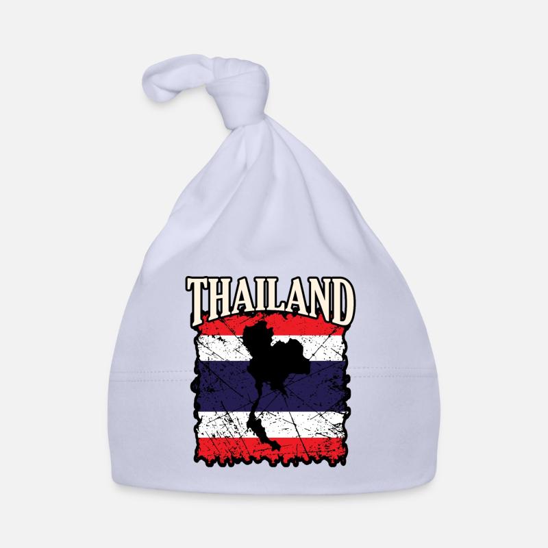 Thaïlande - Bonnet bio Bébé - ciel
