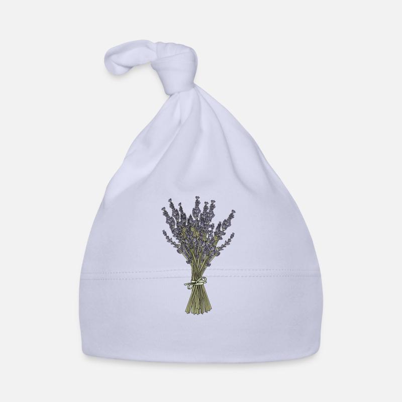 Lavender I Team Bride Fleur Couronne Mariage Boho Bonnet bio Bébé