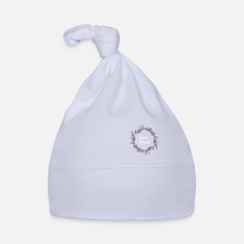 Lavender I Team Bride Fleur Couronne Mariage Boho Bonnet bio Bébé