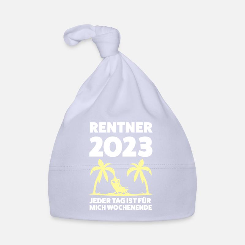 Rentner 2023 Rente 2023 Geschenk Baby Bio-Mütze