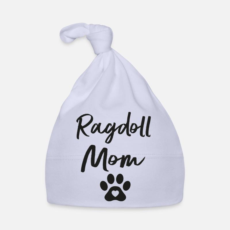 Ragdoll, Mutter, Ragdolls Liebhaber, süße Katze Themengeschenk Baby Bio-Mütze
