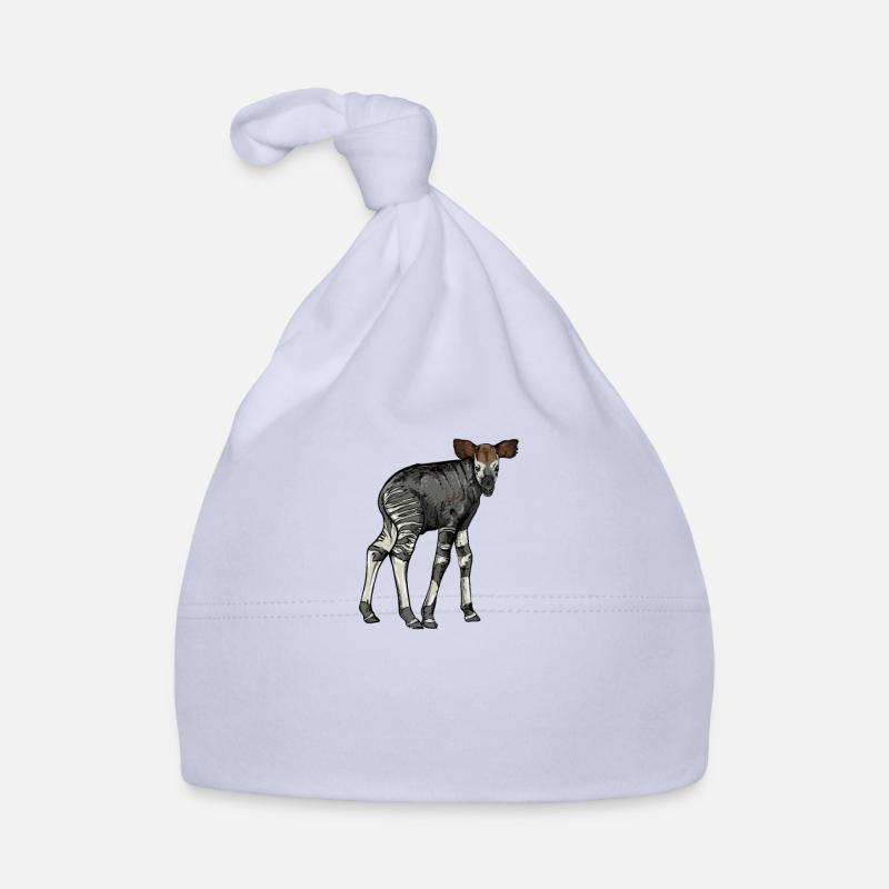 Okapi I Girafe de la forêt tropicale pour Bonnet bio Bébé