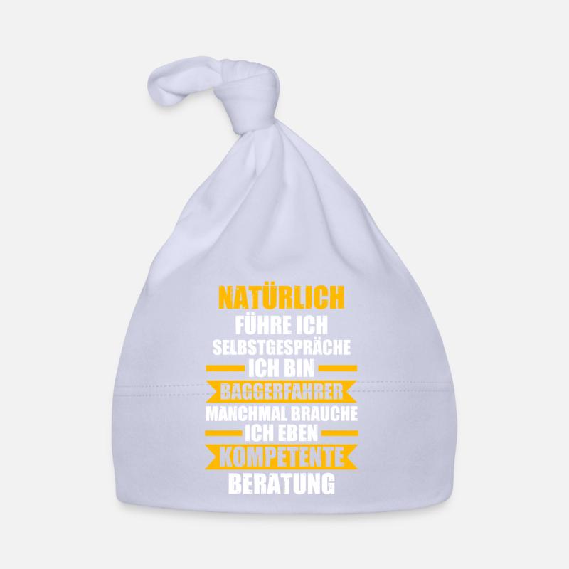Baggerfahrer Job Baumaschine Geschenk Baby Bio-Mütze