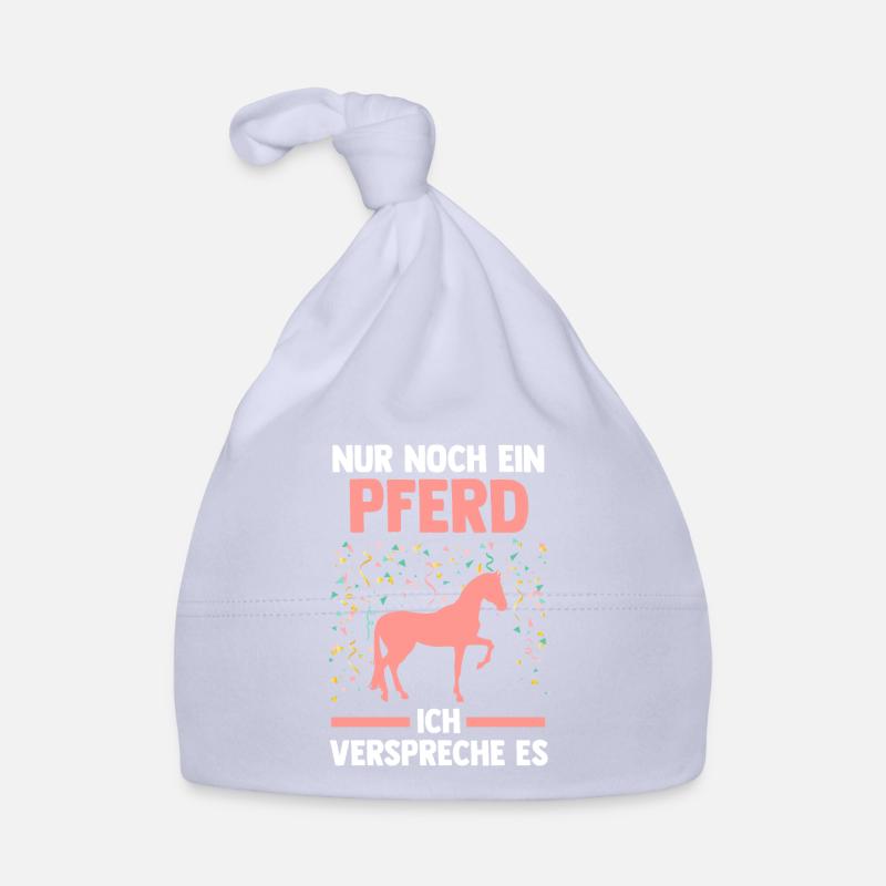 Reiten Pferd Reiter Geschenk Baby Bio-Mütze
